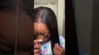 Elevate Your Style with #GluelessWig #StraightWig