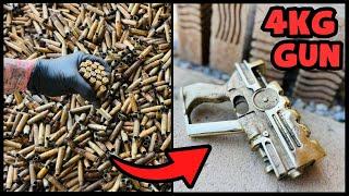 Casting A Gun - Bullet Casings - Fifth Element - ASMR Metal Melting - Trash To Treasure - BigStackD