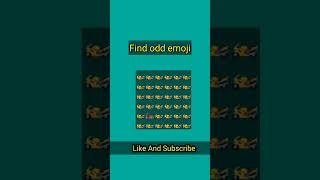 Find odd emoji #ytshorts #gkquiz #shortsfeed #trendingvedio #youtubeshorts # चैलेंज फॉर यू