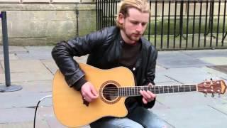 Talented Joe Downes - Busking - Bath - from Cornwall - UK