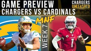 Chargers vs Cardinals Week 7 Game Preview & Predictions | Justin Herbert, JK Dobbins Breakout Game?