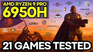 21 Games Tested [AMD Ryzen 9 Pro 6950H With Radeon 680M Gameplay]