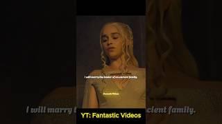 Daenerys tells Hizdahr, she has decided to reopen the fighting pits. #gameofthrones #daenerys #movie