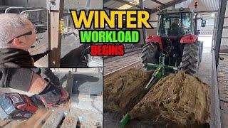 Shed Repairs - Machinery Maintenance - The WINTER Work Has Begun