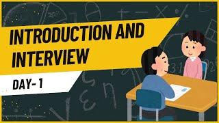 Introduction And Interview Questions/Answers To Learn  English | Day 1 || IELTS WITH PARAM