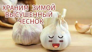 СУШКА ЧЕСНОКА в духовке с конвекцией. ЧЕСНОЧНЫЙ ПОРОШОК. Компактное хранение урожая чеснока.