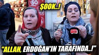 "Allah, Erdoğan'ın Tarafında..!" diyen kadın..! | Sokak Röportajları | Seçim 2023