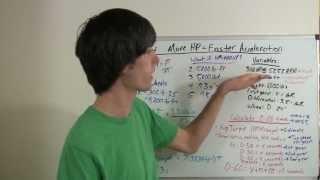 How Horsepower Affects Acceleration