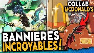 ELLE EST DE RETOUR ! Bannières Kinich & Raiden + Collab McDo | Genshin Impact