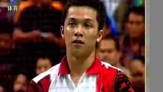 Badminton 2004 Thomas Cup - Kenneth Jonassen vs. Taufik Hidayat - 3rd Set