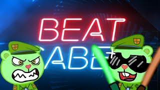 Flippy and Fliqpy Play Beat Saber #flippy #fliqpy #Happytreefriends