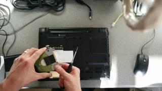 How to replace the hard disk in a Samsung R60 plus (NP-R60Y)