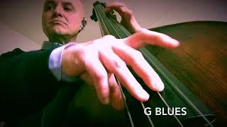 G BLUES BASS LINE PLAY ALONG BACKING TRACK