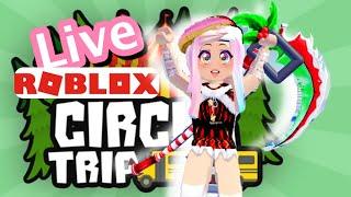 [LIVE] CHRISTMAS EVE HORROR  Circus Trip [STORY] ROBLOX  CakeNoms & Max  