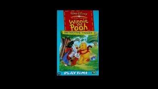 Opening to Winnie The Pooh Playtime Detective Tigger UK VHS [1995]