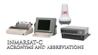 INMARSAT-C ACRONYMS AND ABBREVIATIONS p.1 | MARITIME ENGLISH | UASUPPLY