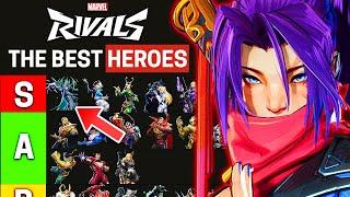 The BEST Marvel Rivals CARRY Hero Tier List! (Vanguard, Strategist, Duelist)