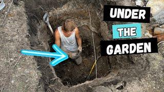 Strange Fragments Found in the Garden Lead to the Discovery of an Underground Structure