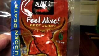 Blair's Sudden Death Chili Beef Jerky vs Rab and Marcus