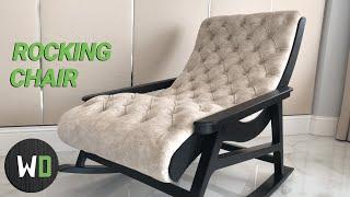 How to make a rocking chair . Кресло качалка своими руками.