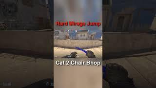 Cat 2 Chair Bhop on Mirage #cs2