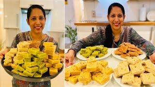 தீபாவளி ஸ்வீட்ஸ் | How to Make Diwali Sweets | Burfi | Barfi recipe in Tamil | பர்பி | Happy Diwali