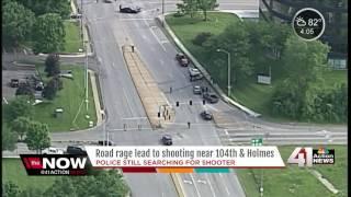 Man in critical condition after road rage shooting in KCMO