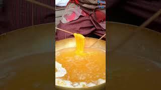 Golden Threads  Traditional Thai Desserts #asmrsounds #food #shortsvideo