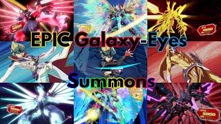 ALL EPIC Summons of Galaxy-Eyes monsters (chant & animation)! (celebrating TCG PHHY)