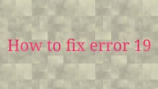 How to fix error 19 in Rules Of Survival.