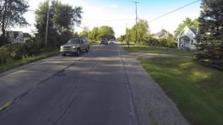 Nearly Killed by Stupid Michigan Driver 9GA H31 12th of September  2013