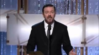 Ricky Gervais conduce i Golden Globe 2011 (sub ita)