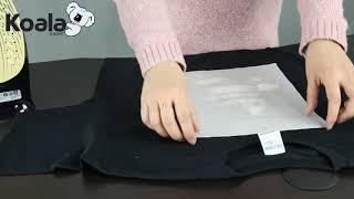 How to use dark T-shirt transfer paper with an iron