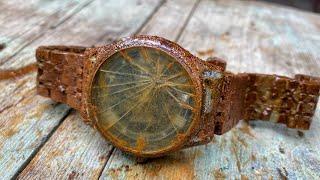 Restoration luxury OMEGA watches found in landfills