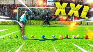 XXL MULTIBÄLLE FUßBALL CHALLENGE !!