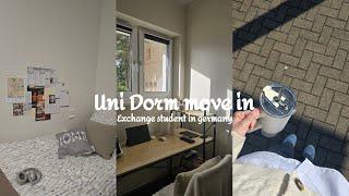 Uni dorm move-in Vlog ~  Moving to Germany  Engineering Student