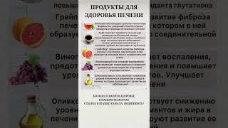 Продукты для здоровья печени #правильноепитание