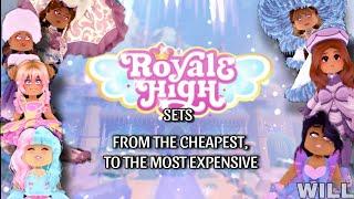 Royale High Official Sets [From The Cheapest, To The Most Expensive] | Roblox