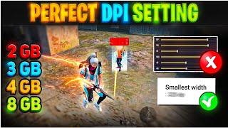 Secret DPI Settings | For 2gb To 8gb Ram | Best Mobile Settings Free Fire