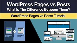 What's The Difference Between Pages And Posts On WordPress (Step By Step Tutorial)