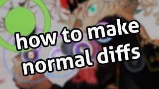 osu!mapping: how to make normal diffs