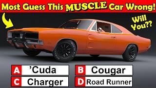 Guess 20 American Pony & Muscle Cars! How Many Will You Know?