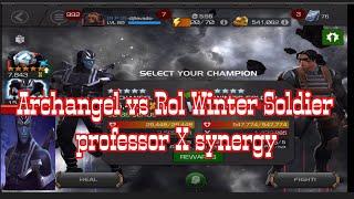 Archangel vs Rol Winter Soldier Marvel Contest Of Champions