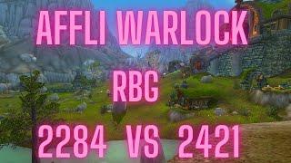 RBG Affliction Warlock PoV Shadowlands PvP 2,2+ MMR