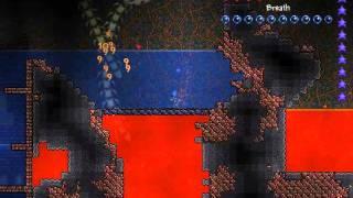 Terraria - Bone Serpents in a Slightly Flooded Hell