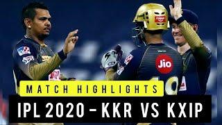 HIGHLIGHTS | KXIP Vs KKR IPL 2020 FULL MATCH HIGHLIGHTS