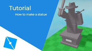 Roblox Studio tutorial - How to make a statue