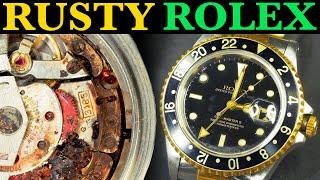 Restoration of Rusty Rolex - Water damaged 1996 GMT Master II│ Nicholas Hacko Master Watchmaker