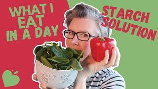 WHAT I EAT IN A DAY on STARCH SOLUTION WFPB | VEGAN | PLANT-BASED FOR WEIGHT-LOSS | UK