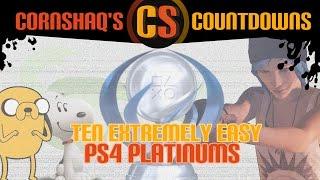 10 EXTREMELY EASY PS4 PLATINUM TROPHIES